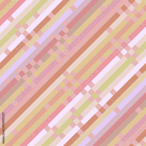 Stripes Seamless Pattern. Colorful Vector Background.