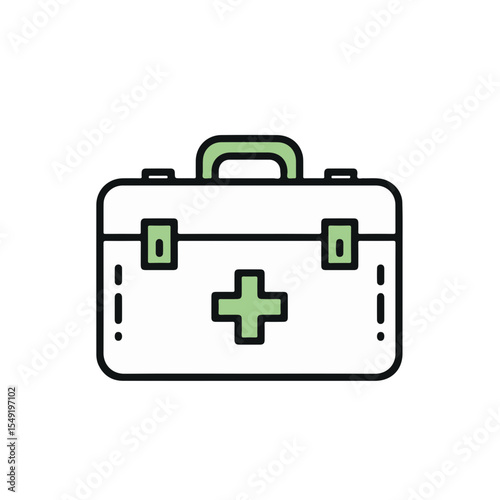 A medical kit essential for healthcare emergencies.