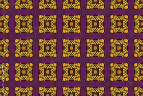Seamless Interior Decoration Background Design Graphic Symmetric Wallpaper Cloth Texture Perspective Tile Luxury Fabric Template Textile Art Fashion Visual Geometric Digital Endless Shape Pattern.