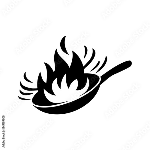 vector illustration of fire flames