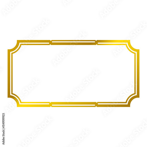 gold simple name tag.eps