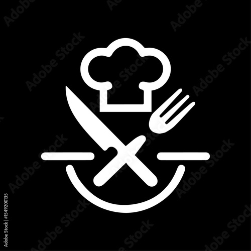 chef hat icon vector illustration