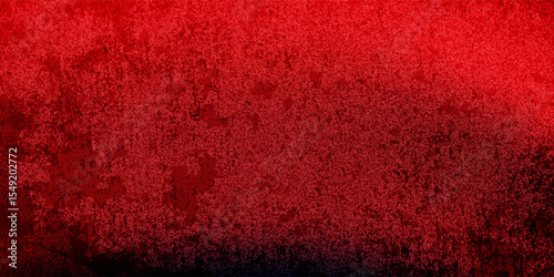 Glitch distorted grunge background. Noise destroyed texture. Red halftone dots blue color pattern gradient grunge texture background