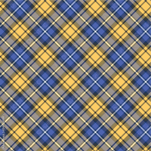 yellow and blue plaid pattern