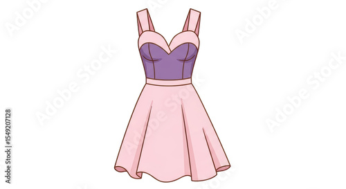 Isolated Pink Dress