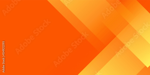 Orange abstract background with square shapes. Geometric design elements EPS 10.