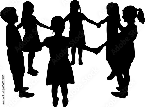 silhouettes of people