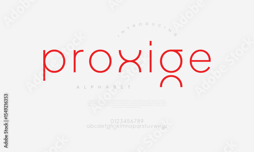 Minimalist and futuristic sans serif font with rounded edges, ideal for tech, UI, and branding