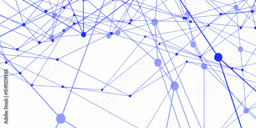 Abstract technology connection network of particles and lines. network patterned background. Connection background with dots and lines. molecules light off white lines digital technology concept. 