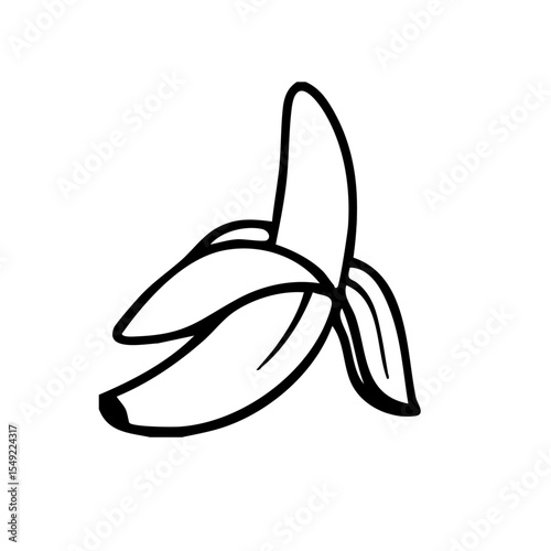 illustration of a banana with a splash