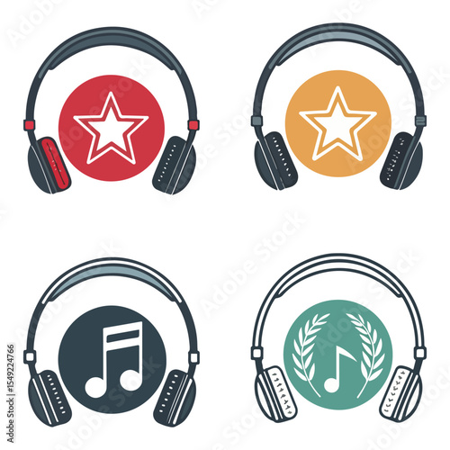 headphones icon vector illustration