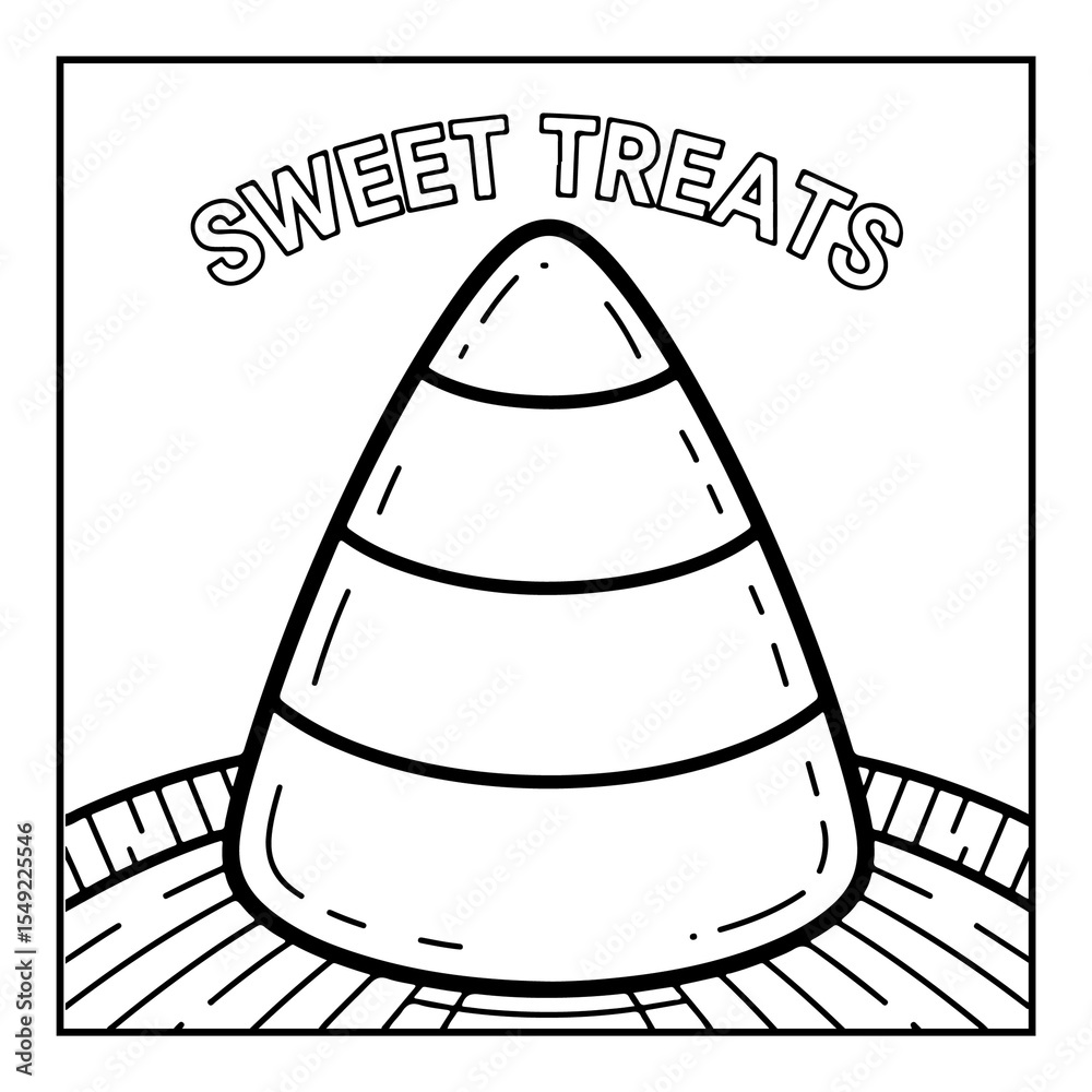 Fototapeta premium Creepy Halloween Coloring Pages For Adults