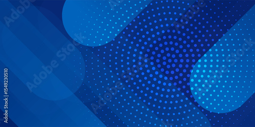 Abstract blue background with glowing geometric lines. Modern blue gradient square shape design. Futuristic technology concept. Suit for brochure, corporate, website, poster, banner, cover modern