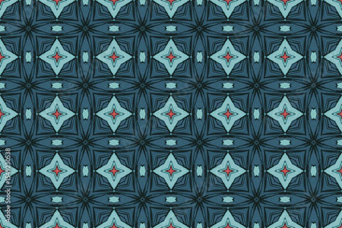 Seamless Interior Decoration Background Design Graphic Symmetric Wallpaper Cloth Texture Perspective Tile Luxury Fabric Template Textile Art Fashion Visual Geometric Digital Endless Shape Pattern.