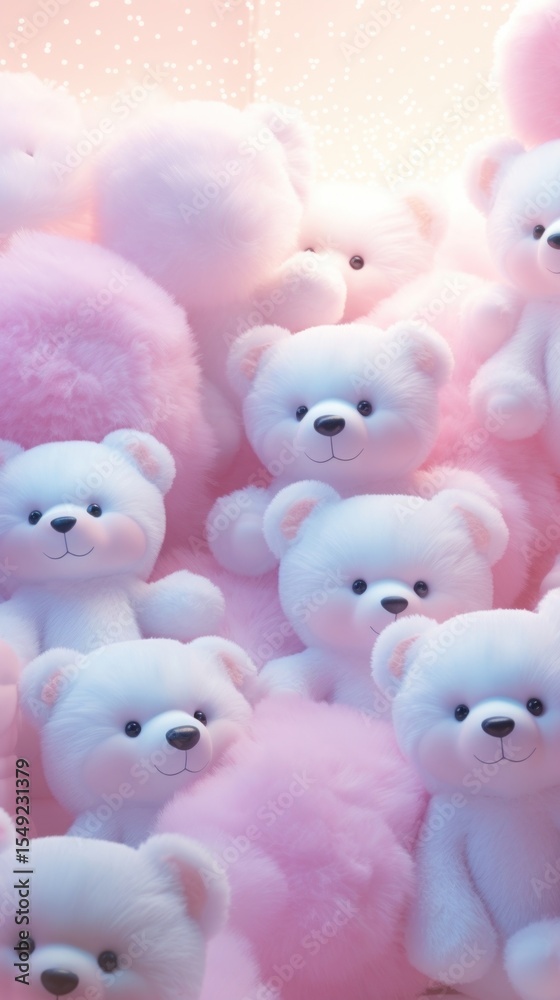 Obraz premium Bear mammal cute toy.