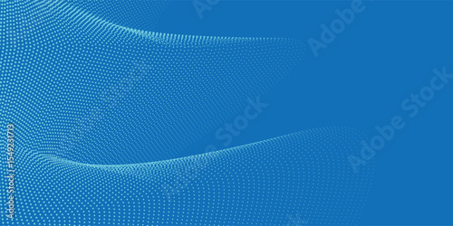 Minimal geometric background. Dynamic blue shapes composition with white lines. Abstract background modern hipster futuristic graphic. modern arts