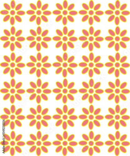 islamic and decorative art pattern in red color
