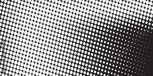 Abstract black and white halftone copy space vector modern