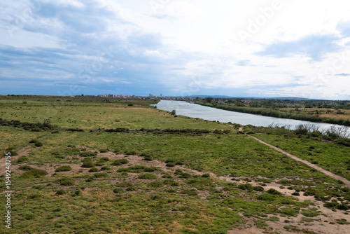Fleuve L'Orb, Les Orpellieres, Site Naturel Protégé, Valras, Sérignan, 34, Hérault, France