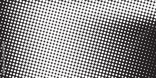Abstract black and white halftone copy space vector modern