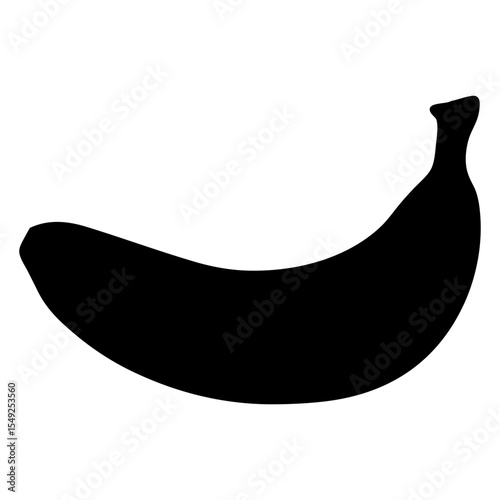 Icono silueta de plátano 