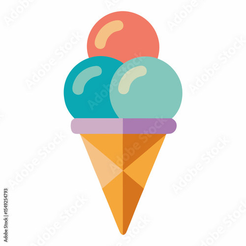 Fast Food. Flat Design Icons. Editable Stroke.
