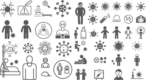 Comprehensive Illustration of Virus Safety and Healthcare Practices