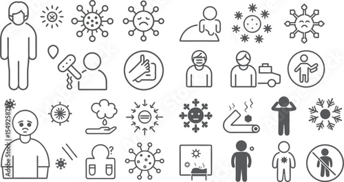 Comprehensive Illustrated Guide to COVID-19 Prevention and Symptoms