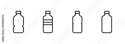 Bottle icon vector. bottle sign and symbol