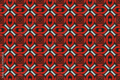 Seamless Interior Decoration Background Design Graphic Symmetric Wallpaper Cloth Texture Perspective Tile Luxury Fabric Template Textile Art Fashion Visual Geometric Digital Endless Shape Pattern.