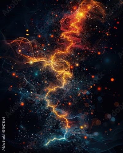 A colorful abstract background with a lot of smoke