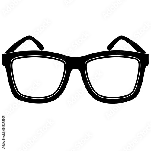 glasses isolated on white background
