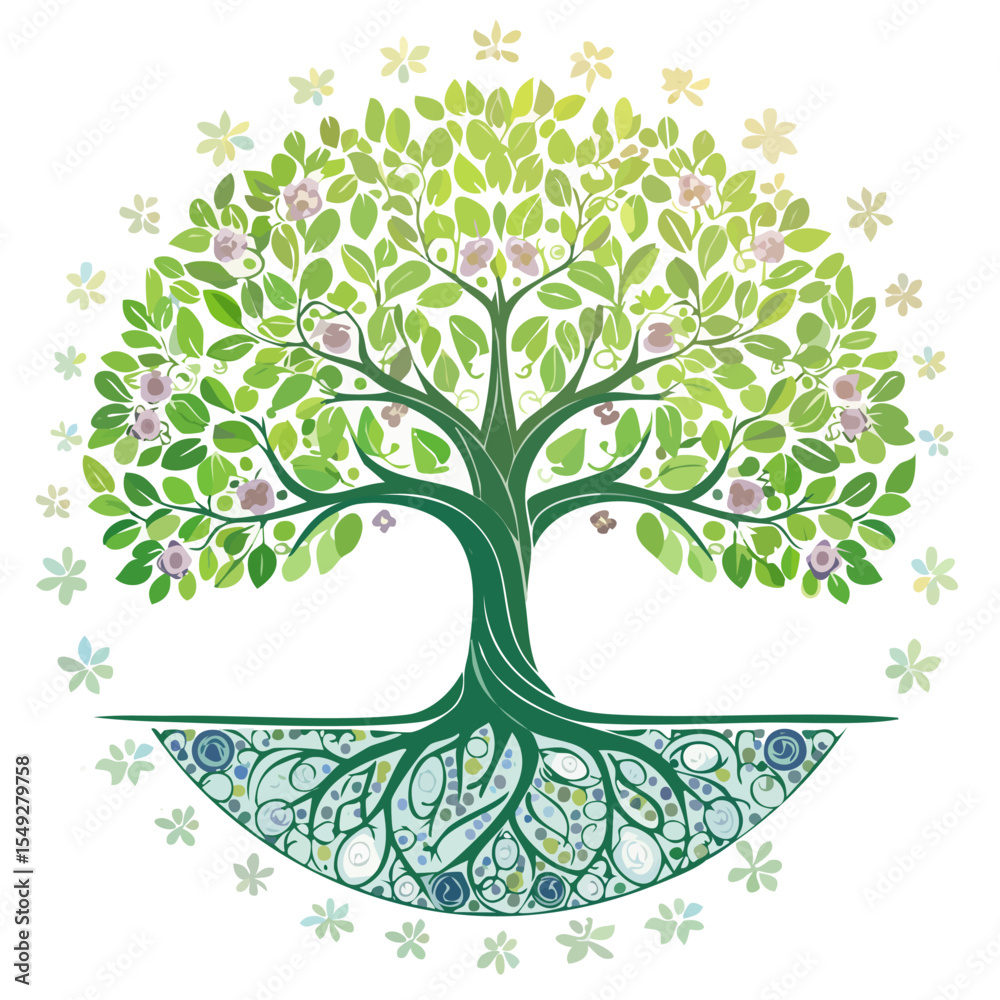 arbre de vie vert 1