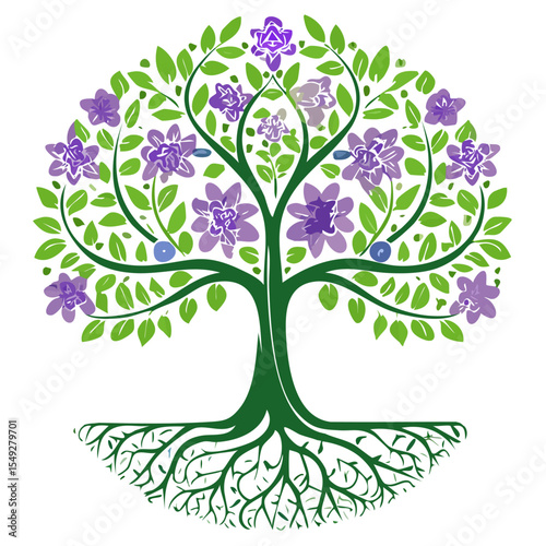 arbre de vie vert 7