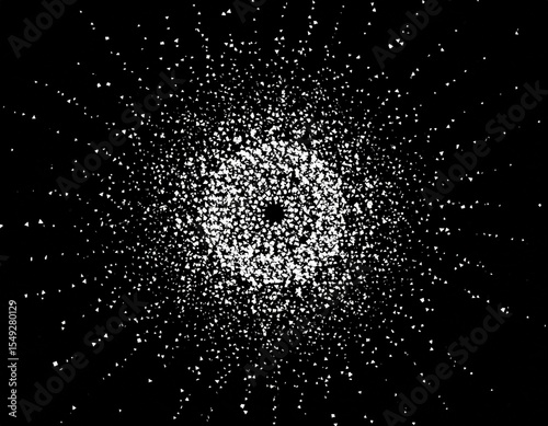 Abstract Black And White Pixelated Design