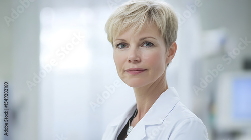 Free Download Professional in a Medical Setting Wearing a White Coat - GFXLoad