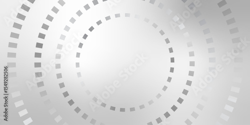 Abstract Silver Brushed Metal Circle Background. Stainless Steel Texture for Modern Design. Bg. Wallpaper. Vector Illustration