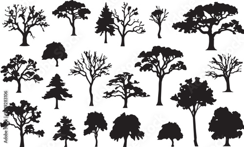 tree silhouettes