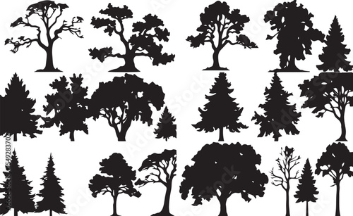 tree silhouettes