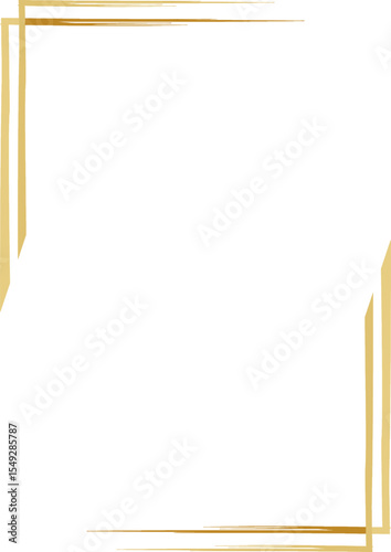 Elegant Golden Border Frame.