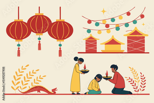 Diwali and Ramadan Festive Banner Design