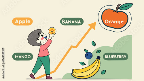 Child's Fruit Journey  Growing Up with Healthy Eating Habits