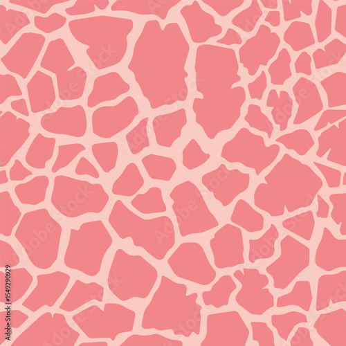 Pink giraffe pattern animal print skin texture seamless background