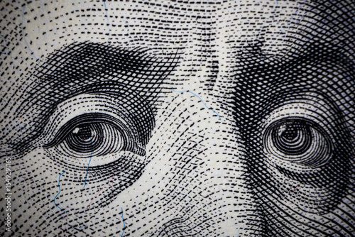 Benjamin Franklin, One Hundred Dollar Bill, photo