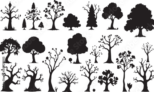 tree silhouettes