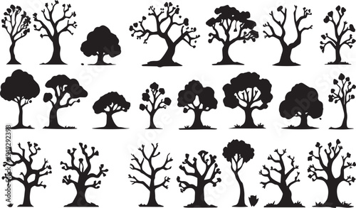 tree silhouettes