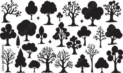 tree silhouettes