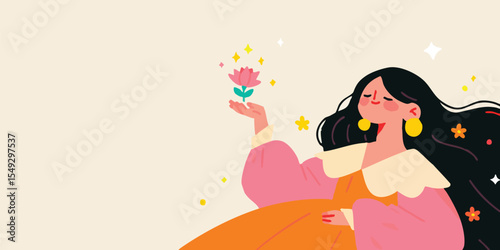 A whimsical illustration ca...
