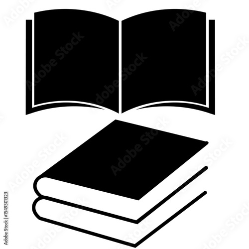 Book icon set. open book icon vector. ebook icon,eps10