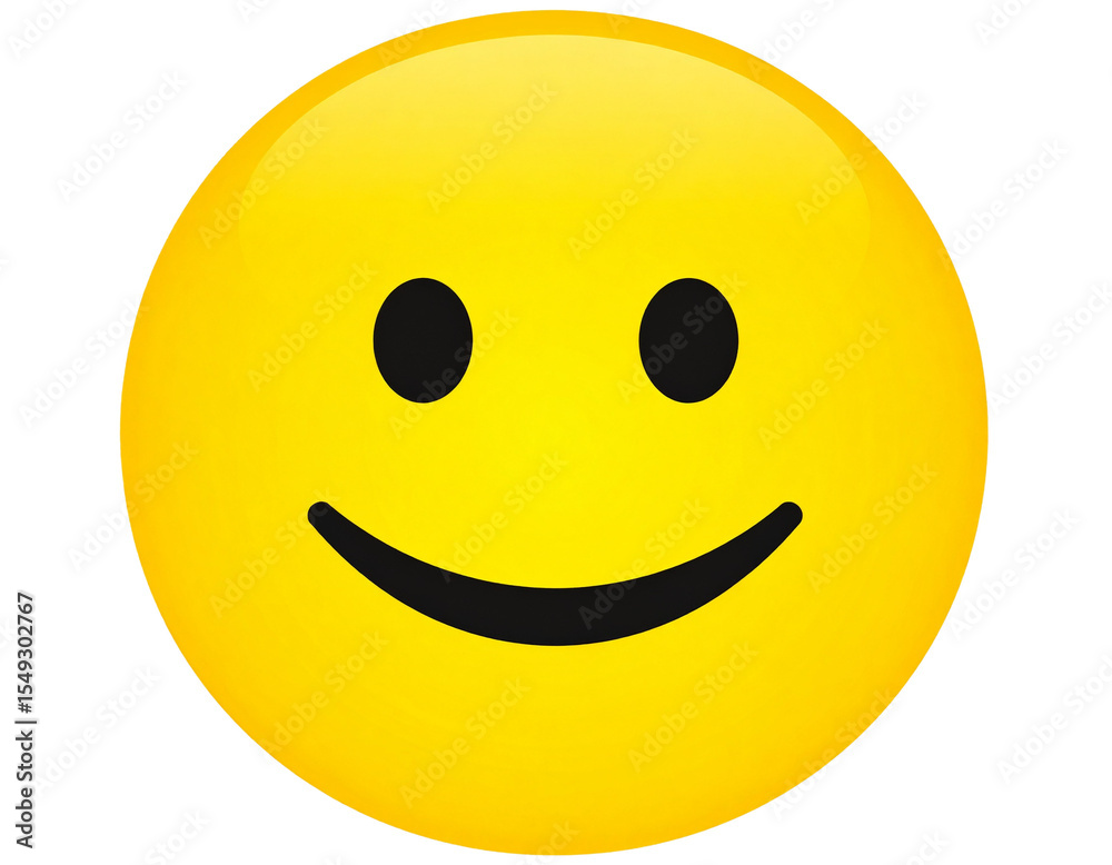 Fototapeta premium Smiling Emoji Face